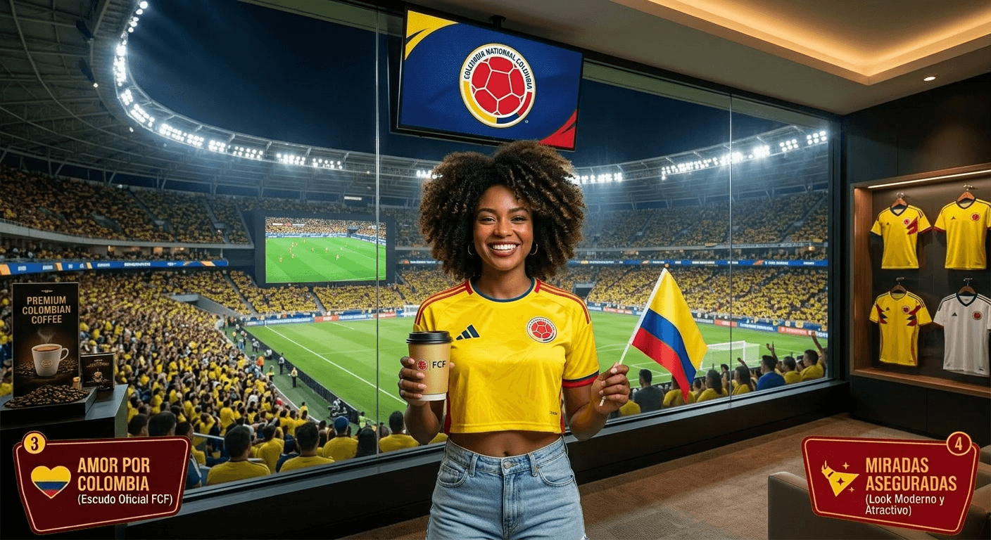 Camisa Ombliguera seleccion Colombia