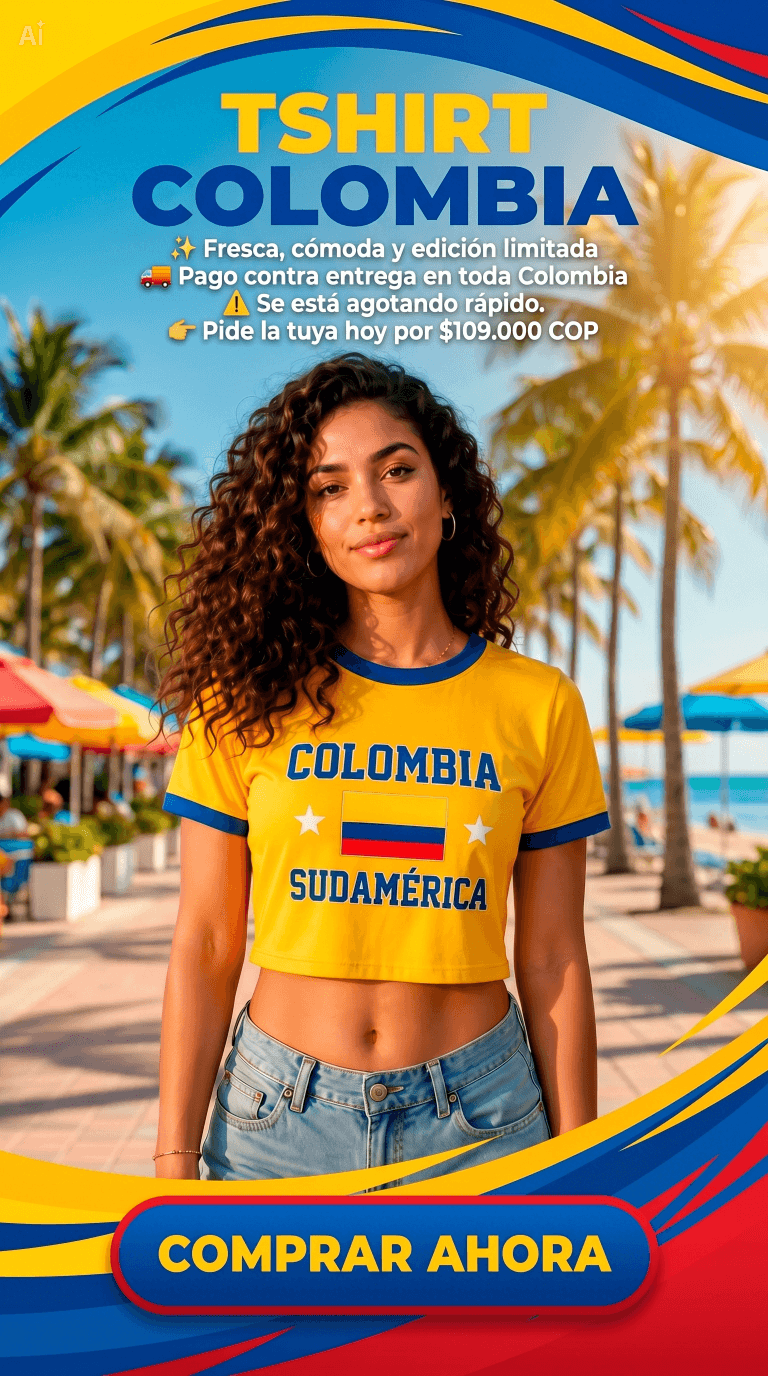T SHIRT COLOMBIA